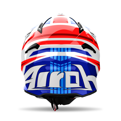 Kask Motocyklowy cross enduro AIROH AVIATOR ACE 2 PROUD BLUE/RED GLOSS