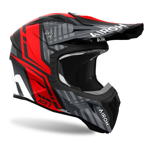 Kask Motocyklowy cross enduro AIROH AVIATOR ACE 2 PROUD RED MATT