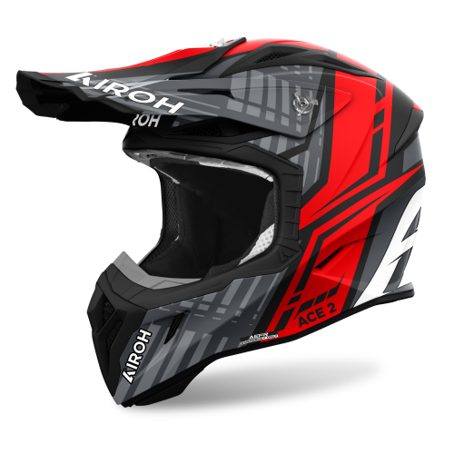 Kask Motocyklowy cross enduro AIROH AVIATOR ACE 2 PROUD RED MATT