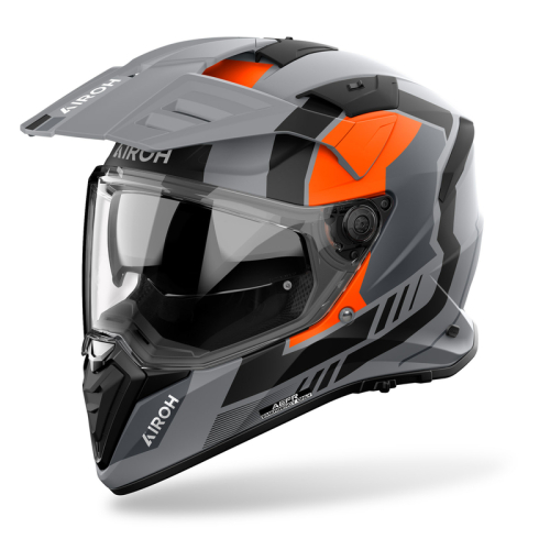 Kask Motocyklowy enduro cross quad AIROH BANDIT HORN ORANGE MATT