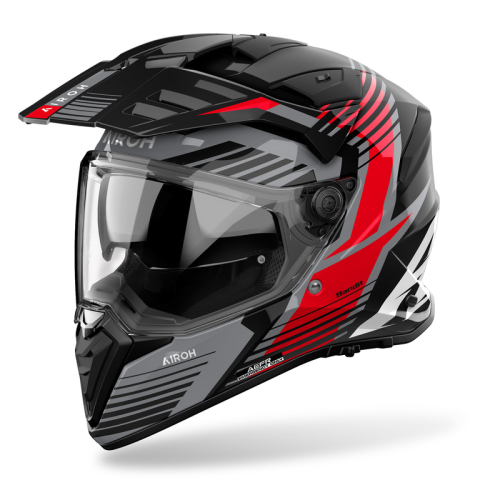 Kask Motocyklowy enduro cross quad AIROH BANDIT SPICY RED GLOSS