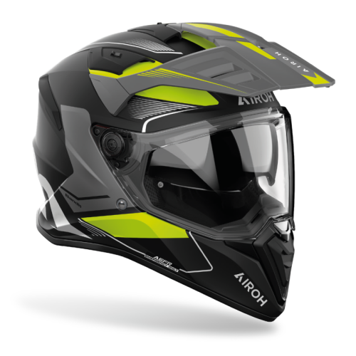 Kask Motocyklowy enduro cross quad AIROH BANDIT TUNE YELLOW MATT