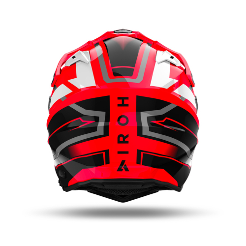 Kask Motocyklowy enduro cross quad AIROH COMMANDER 2 MAVICK RED GLOSS