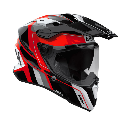 Kask Motocyklowy enduro cross quad AIROH COMMANDER 2 SKIP RED GLOSS