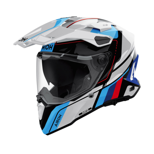Kask Motocyklowy enduro cross quad AIROH COMMANDER 2 SKIP WHITE GLOSS