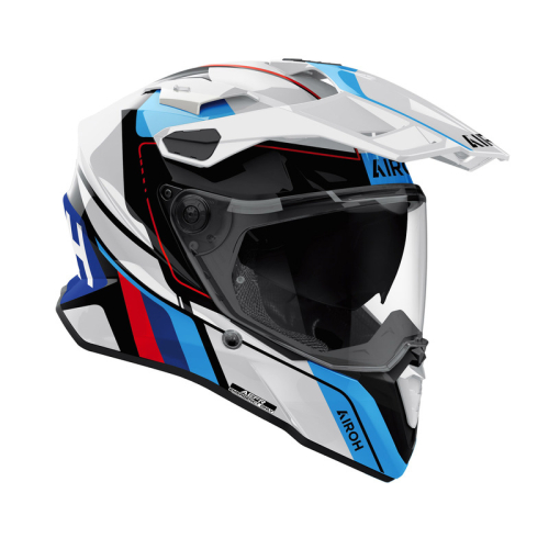 Kask Motocyklowy enduro cross quad AIROH COMMANDER 2 SKIP WHITE GLOSS