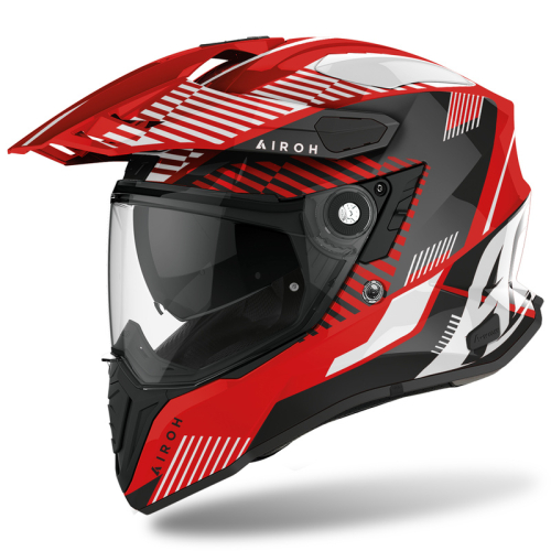 Kask Motocyklowy enduro cross quad AIROH COMMANDER BOOST RED GLOSS