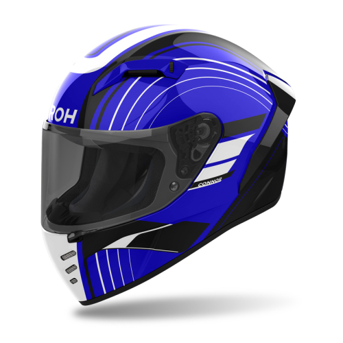 Kask Motocyklowy AIROH CONNOR ACHIEVE BLUE GLOSS