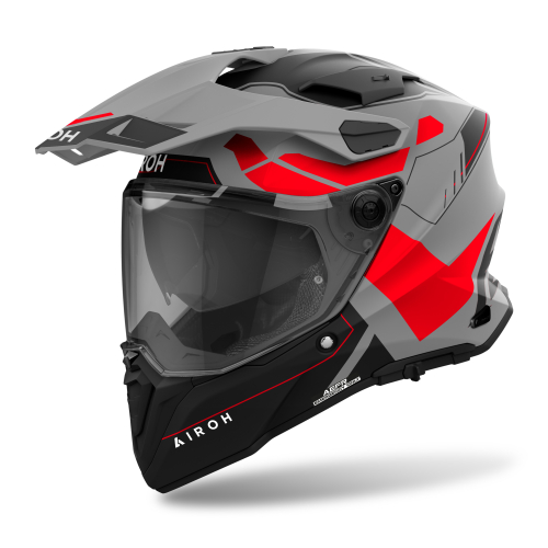 Kask Motocyklowy enduro cross quad AIROH COMMANDER 2 REVEAL RED FLUO MATT