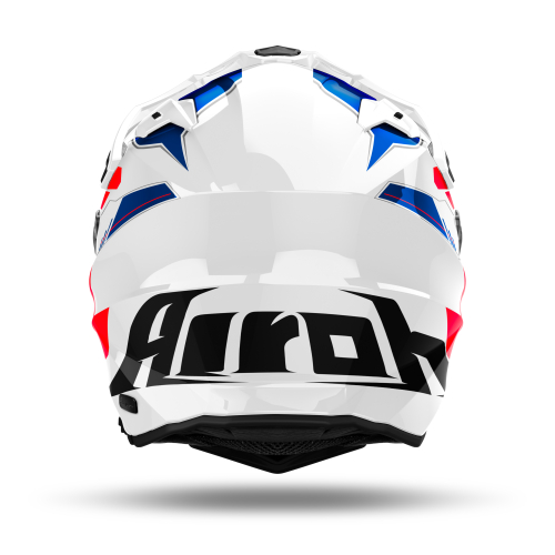 Kask Motocyklowy enduro cross quad AIROH COMMANDER 2 REVEAL BLUE/RED GLOSS