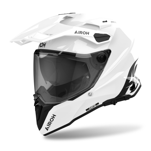 Kask Motocyklowy enduro cross quad AIROH COMMANDER 2 COLOR WHITE GLOSS