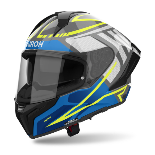 Kask Motocyklowy AIROH MATRYX RIDER BLUE GLOSS