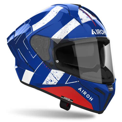Kask Motocyklowy AIROH MATRYX SCOPE BLUE/RED GLOSS