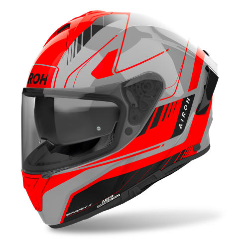 Kask Motocyklowy AIROH SPARK 2 CHRONO ORANGE GLOSS