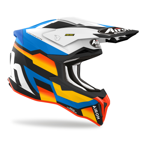 Kask Motocyklowy cross quad AIROH STRYCKER GLAM BLUE MATT