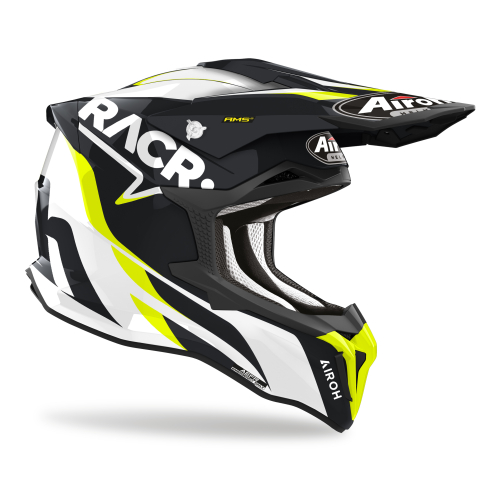 Kask Motocyklowy cross quad AIROH STRYCKER RACR GLOSS