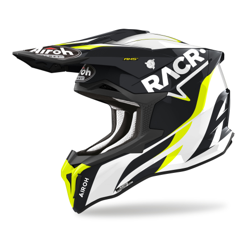 Kask Motocyklowy cross quad AIROH STRYCKER RACR GLOSS