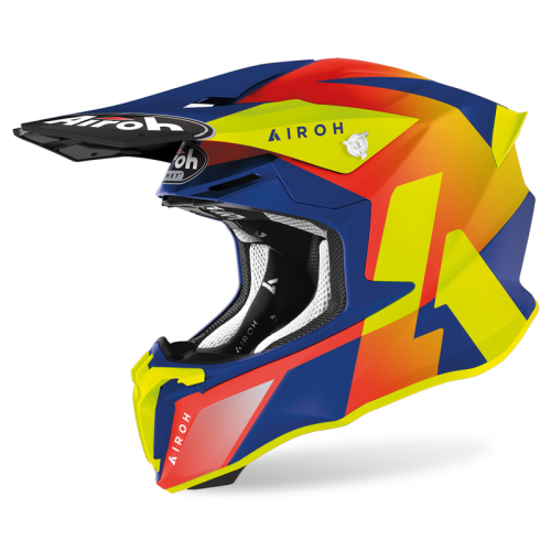 Kask Motocyklowy cross quad AIROH TWIST 2.0 LIFT AZURE MATT