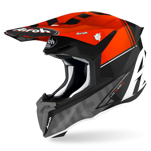 Kask Motocyklowy cross quad AIROH TWIST 2.0 TECH RED GLOSS