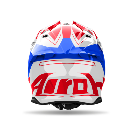Kask Motocyklowy cross quad AIROH TWIST 3 DIZZY BLUE/RED GLOSS