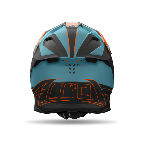 Kask Motocyklowy cross quad AIROH TWIST 3 SHARD ORANGE MATT