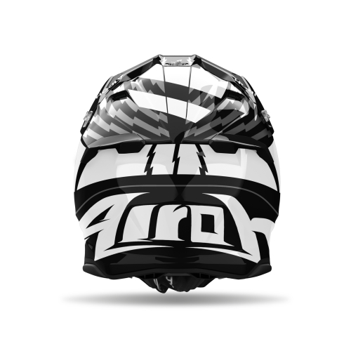 Kask Motocyklowy cross quad AIROH TWIST 3 THUNDER BLACK/WHITE GLOSS