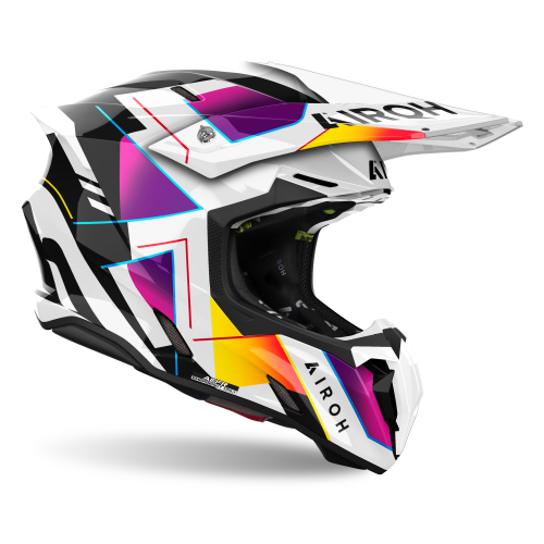 Kask Motocyklowy cross quad AIROH TWIST 3 RAINBOW GLOSS