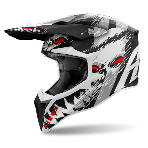 Kask Motocyklowy cross enduro AIROH WRAAAP DEMON MATTKask Motocyklowy cross enduro AIROH WRAAAP DEMON MATT