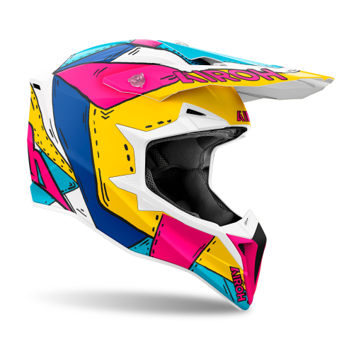 Kask Motocyklowy cross enduro AIROH WRAAAP PAINT MATT