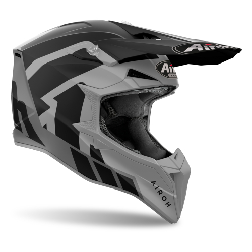 Kask Motocyklowy cross enduro AIROH WRAAAP RELOADED ANTHRACITE MATT