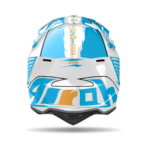 Kask Motocyklowy cross enduro AIROH WRAAAP SIX DAYS ARGENTINA 2023 GLOSS