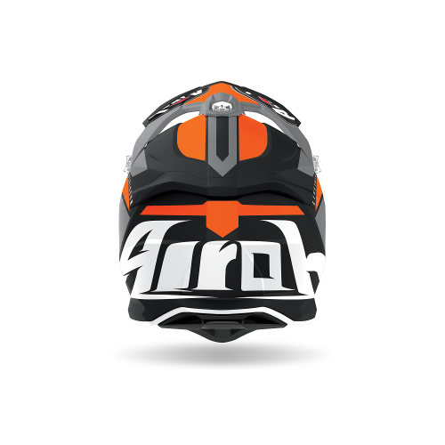 Kask Motocyklowy cross quad AIROH STRYCKER AXE ORANGE MATT