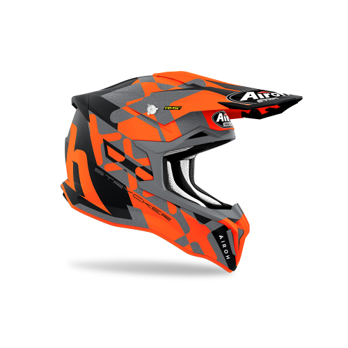 Kask Motocyklowy cross quad AIROH STRYCKER XXX ORANGE MATT