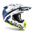 Kask Motocyklowy cross enduro AIROH AVIATOR ACE AMAZE BLUE GLOSS
