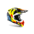Kask Motocyklowy cross enduro AIROH AVIATOR ACE TRICK YELLOW BLUE GLOSS