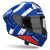 Kask Motocyklowy AIROH MATRYX SCOPE BLUE/RED GLOSS