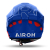 Kask Motocyklowy AIROH MATRYX SCOPE BLUE/RED GLOSS