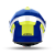 Kask Motocyklowy AIROH SPARK 2 CHRONO BLUE/YELLOW GLOSS