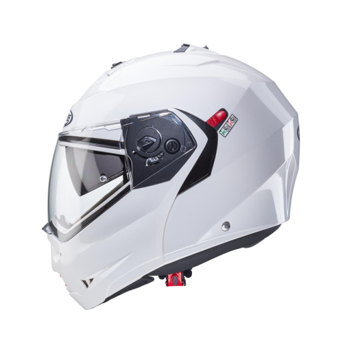 Kask Motocyklowy szczękowy CABERG DUKE EVO BIAŁY POŁYSK