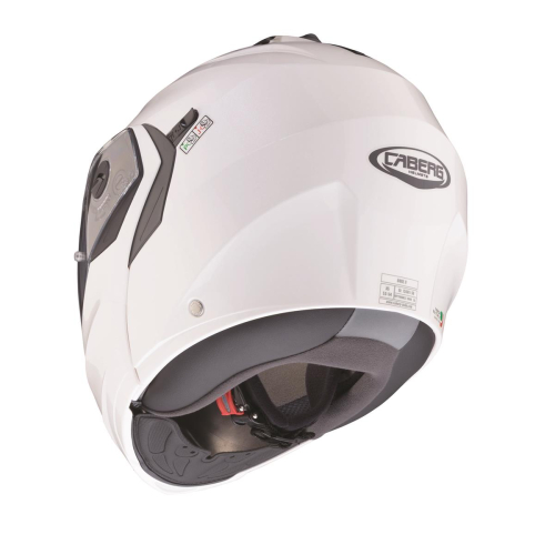 Kask Motocyklowy szczękowy CABERG DUKE EVO BIAŁY POŁYSK