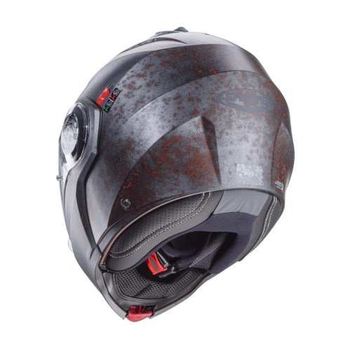 Kask Motocyklowy szczękowy CABERG DUKE EVO RUSTY SZARY/RDZAWY