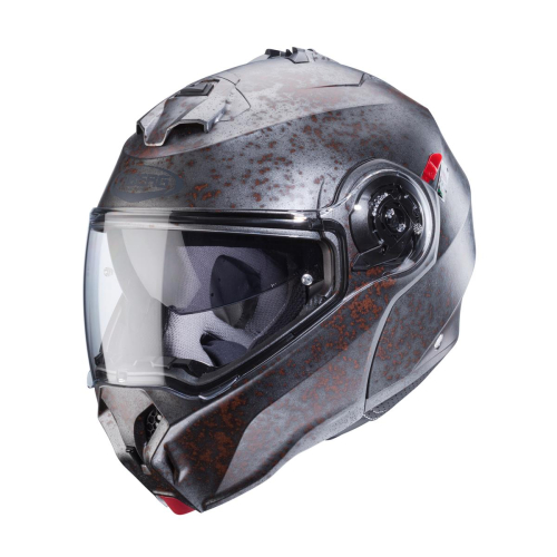 Kask Motocyklowy szczękowy CABERG DUKE EVO RUSTY SZARY/RDZAWY