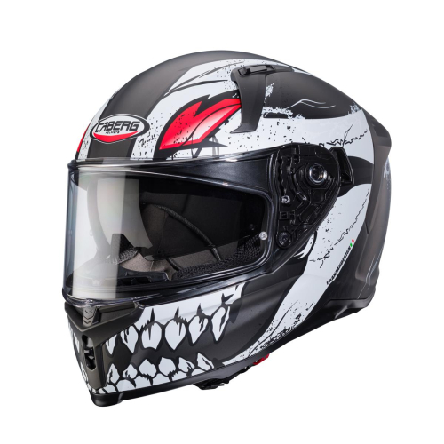 Kask Motocyklowy CABERG AVALON X PUNK BLACK/GREY/RED/WHITE