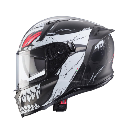 Kask Motocyklowy CABERG AVALON X PUNK BLACK/GREY/RED/WHITE