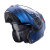 Kask Motocyklowy szczękowy CABERG DUKE X NIEBIESKI MATT (YAMAHA)