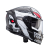 Kask Motocyklowy CABERG AVALON X PUNK BLACK/GREY/RED/WHITE