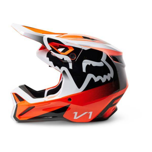 Kask Motocyklowy cross quad FOX V1 LEED FLUO ORANGE