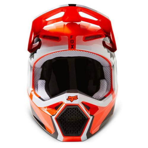 Kask Motocyklowy cross quad FOX V1 LEED FLUO ORANGE