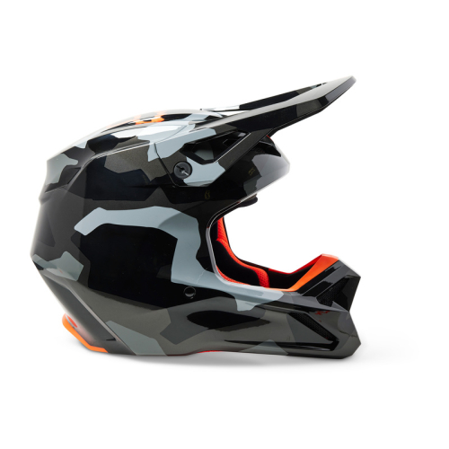 Kask Motocyklowy cross quad FOX V1 BNKR GREY CAMO