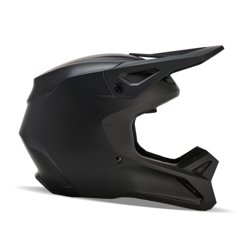 Kask Motocyklowy cross quad FOX V1 SOLID MATTE BLACK